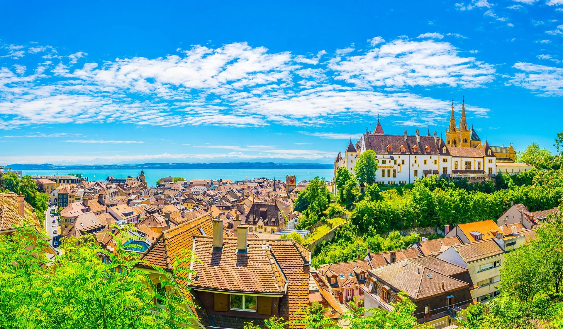 Summer in Neuchatel Switzerland